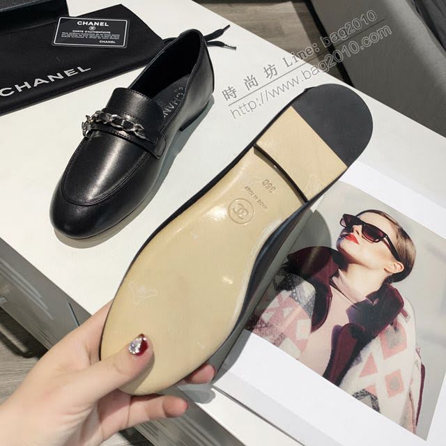 Chanel女鞋 香奈兒羊皮鞋 2020早春新款單鞋  naq1010